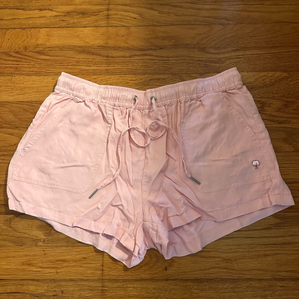Pink Drawstring Shorts